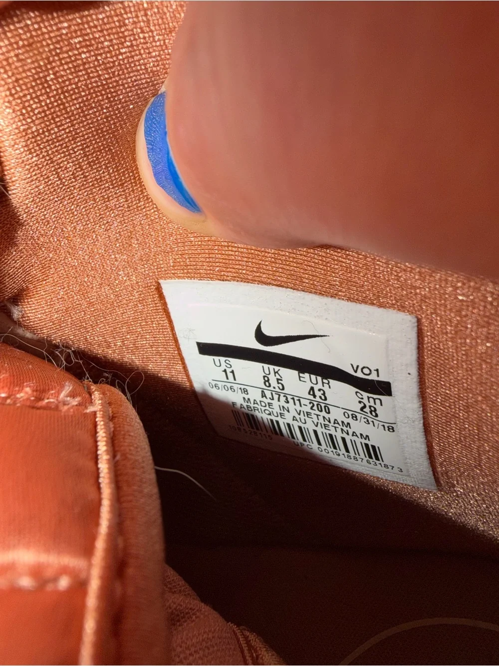 Nike High-Top Sneakers in Blush Pink